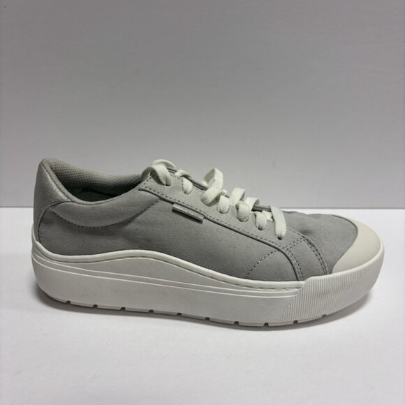 Dr. Scholl’s Women’s Time Off Grey Lace-Up Sneakers, Size 8 M - Picture 1 of 7